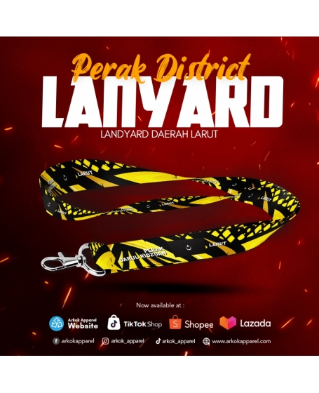 Landyard Daerah Larut Perak | Best Quality