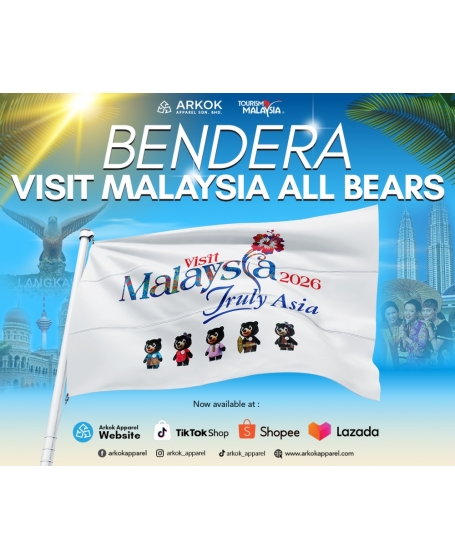 Bendera Malaysia All Bears | Best Quality
