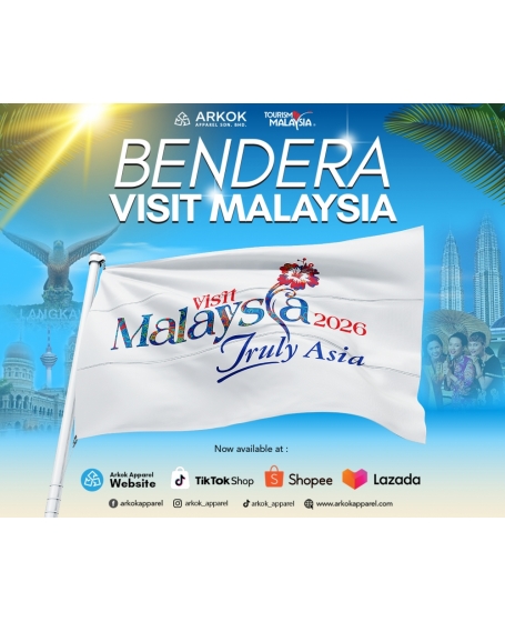 Bendera Visit Malaysia | Best Quality