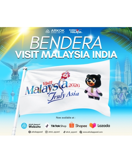 Bendera Visit Malaysia India | Best Quality
