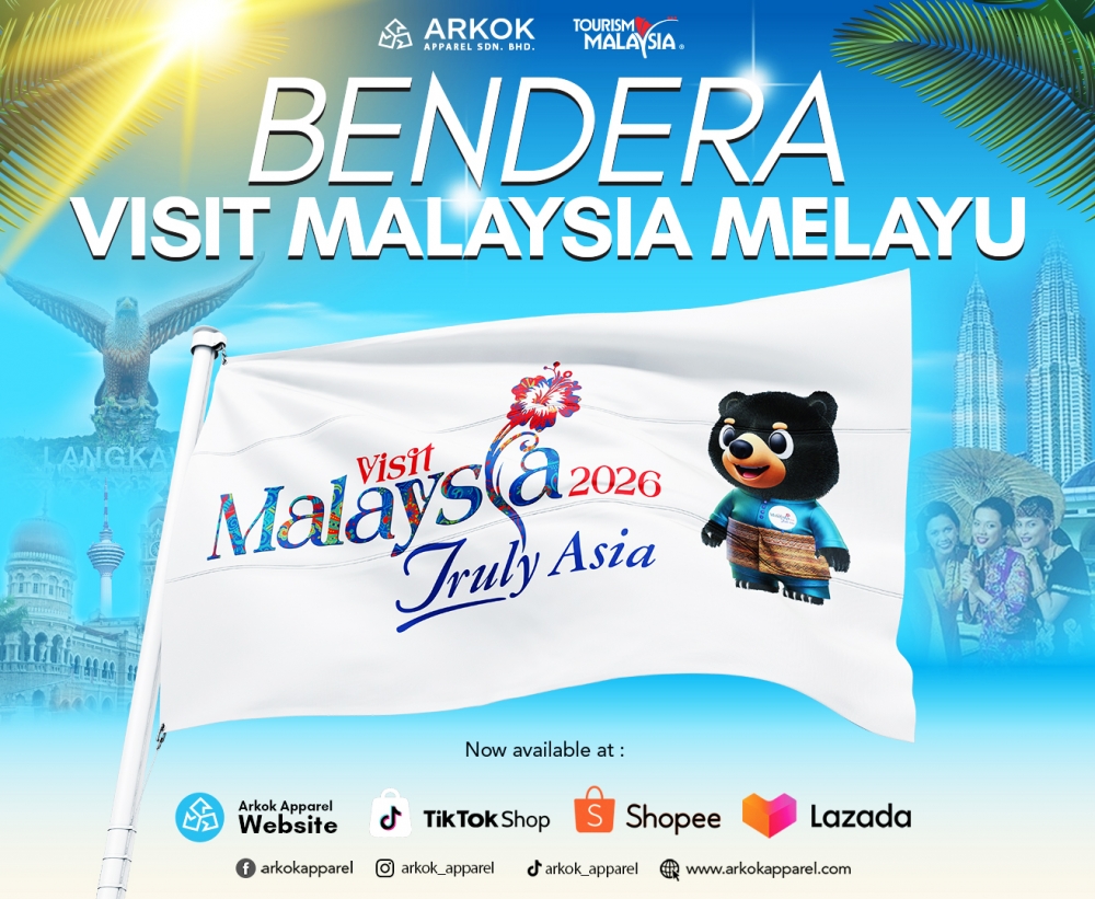 Bendera Visit Malaysia Melayu | Best Quality