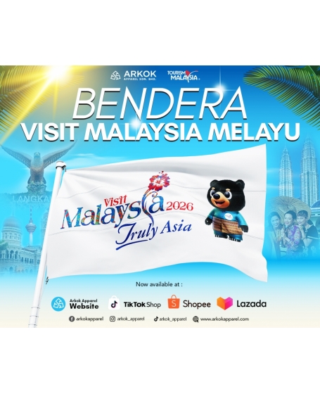 Bendera Visit Malaysia Melayu | Best Quality