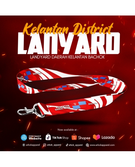 Lanyard Bachok Daerah Kelantan | Best Quality