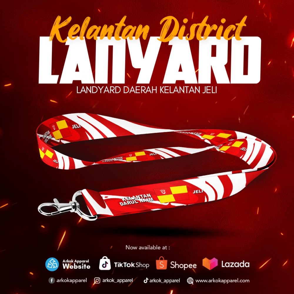 Lanyard Daerah Jeli Kelantan | Best Quality