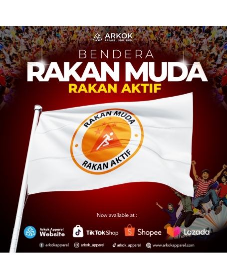 Bendera Rakan Muda Aktif | Best Quality