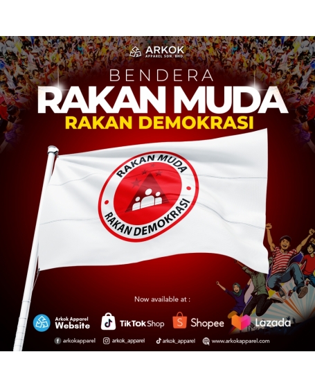 Bendera Rakan Muda Demokrasi | Best Quality