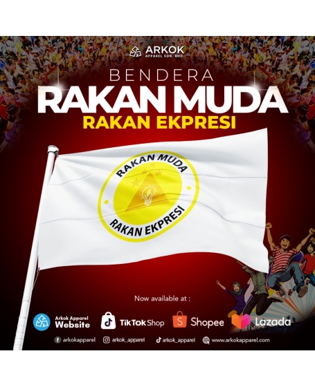 Bendera Rakan Muda Ekspresi | Best Quality