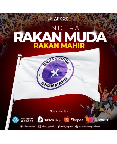 Bendera Rakan Muda Mahir | Best Quality