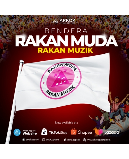 Bendera Rakan Muda Muzik | Best Quality