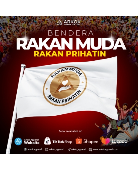 Bendera Rakan Muda Prihatin | Best Quality
