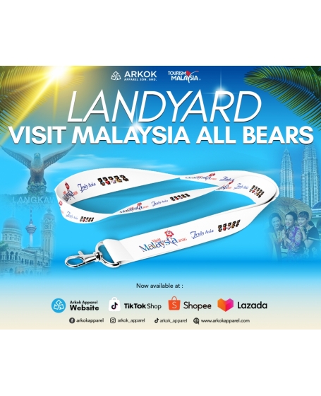 [High Quality] Lanyard All Bears Visit Malaysia