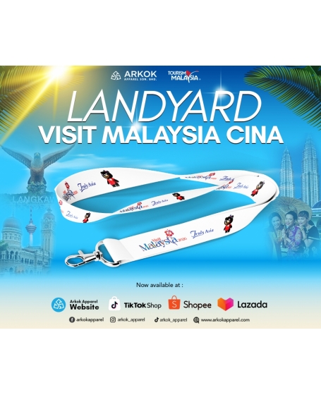 [High Quality] Lanyard Visit Malaysia Cina