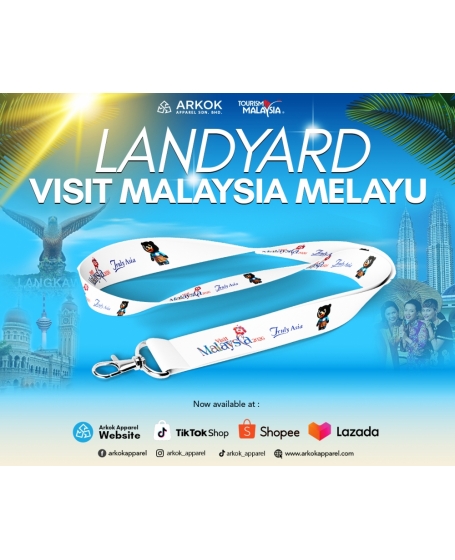 [High Quality] Lanyard Visit Malaysia Melayu