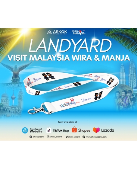 [High Quality] Lanyard Visit Malaysia Wira&Manja