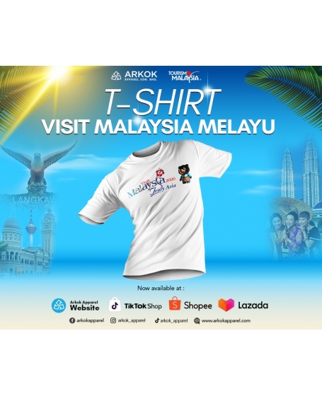 [READYSTOCK] T-shirt Visit Malaysia Melayu