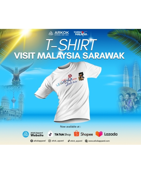 [READYSTOCK] T-shirt Visit Malaysia Sarawak