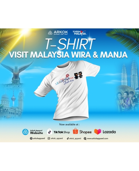 [READYSTOCK] T-shirt Visit Malaysia Wira&Manja