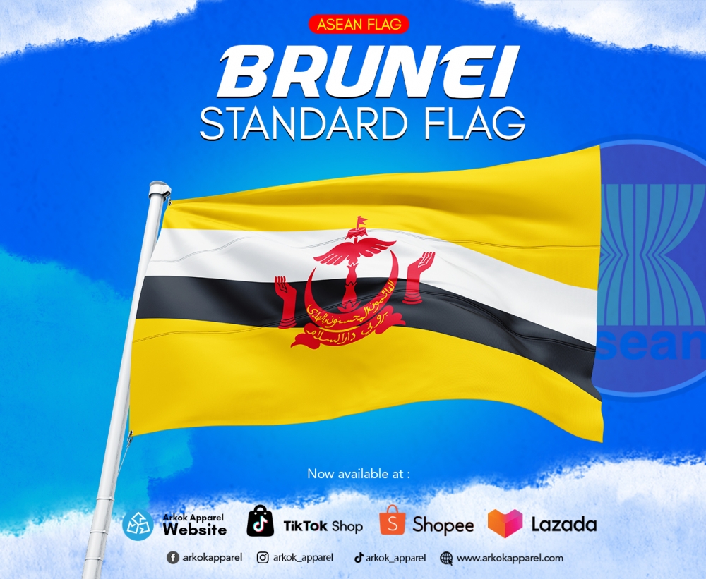 [HighQuality] Bendera Brunei | FlagAsean