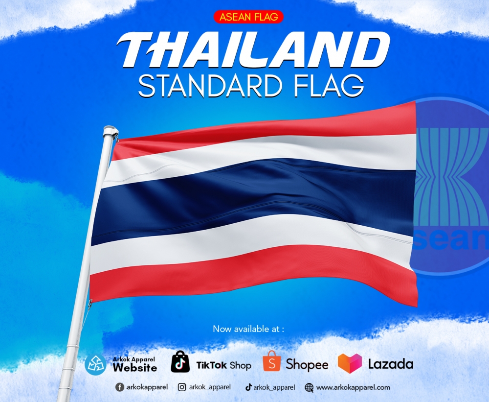 [HighQuality] Bendera Thailand | FlagAsean