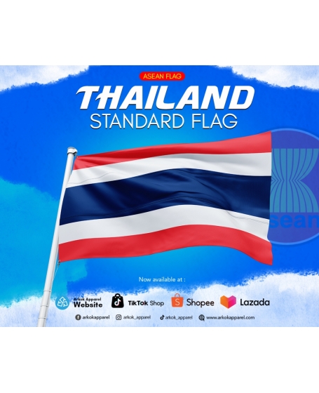 [HighQuality] Bendera Thailand | FlagAsean