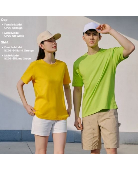 Le’Fonse RC06 REGULAR round neck SUPERB COTTON INTERLOCK 220GSM