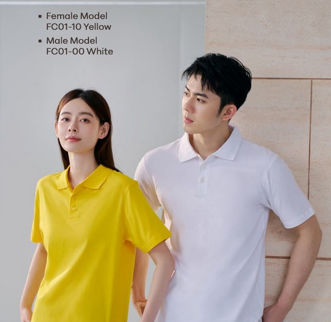 POLO 180GSM 100% FULLYCOMB COTTON FC01