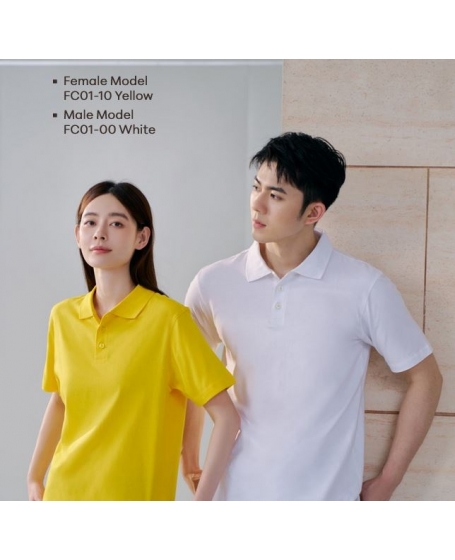POLO 180GSM 100% FULLYCOMB COTTON FC01