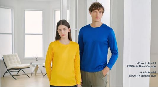 MICROFIBER round neck | long-sleeved PRIMETECH™ MICROFIBER RM07