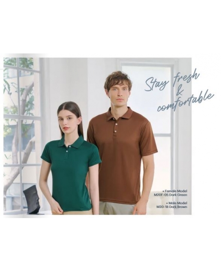 POLO SHORT PRIMETECH™ MICROFIBER M2000