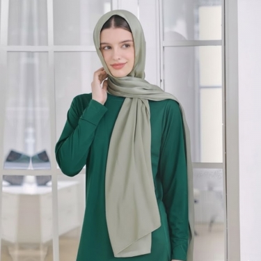Muslimah Microfiber Round Neck  Long-sleeved  Primetech™  MM 01