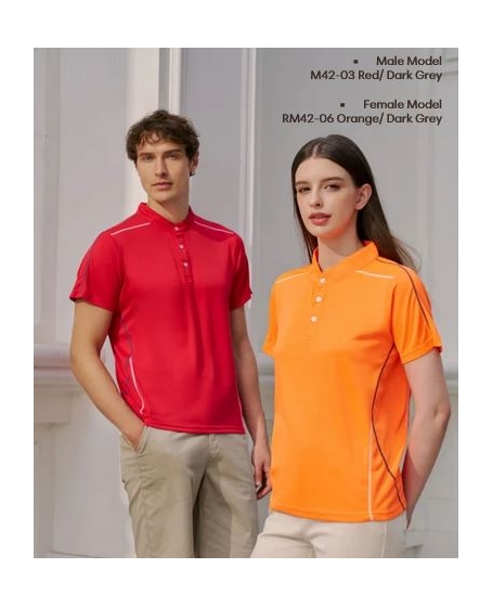 PrimeTech Tee MICROFIBER POLO Round Neck M4200 M4100