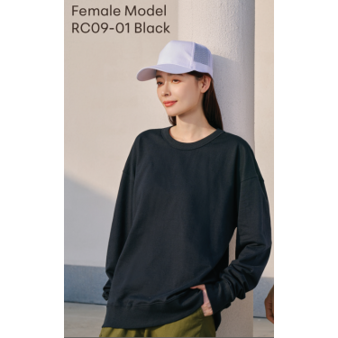 Le'fonse Oversized Crewneck Sweater Long Sleeve 250gsm