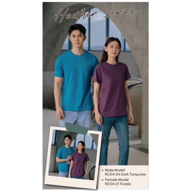 Le'fonse Heather Series Roundneck 160gsm
