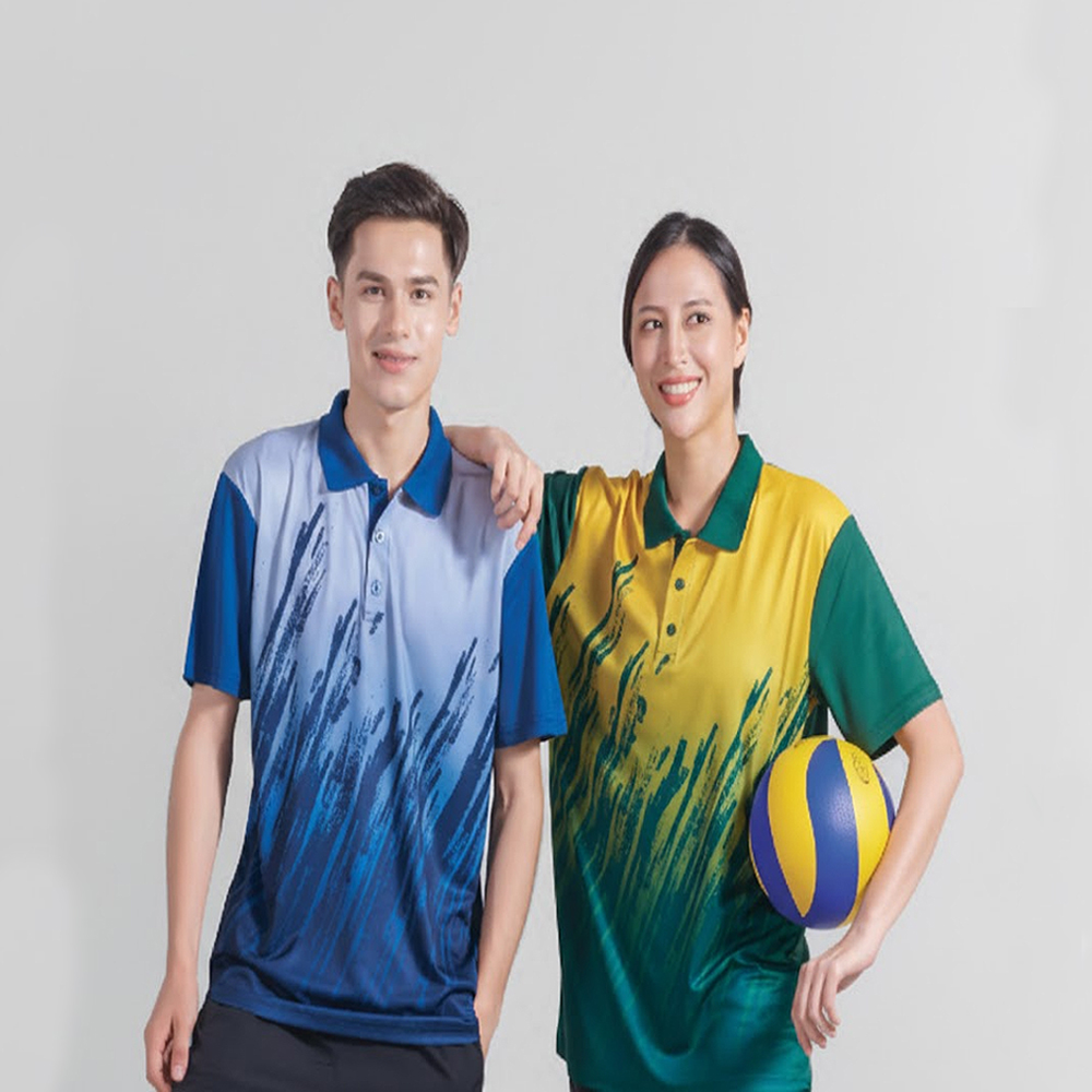 Unisex Sublimation Mini Eyelet Polo Shirt Qd82