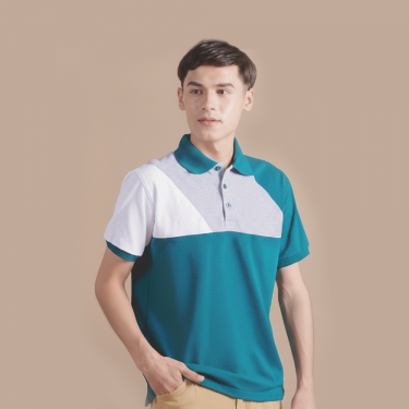 Unisex Cvc Honeycomb Cut & Sew Polo Shirt Hc 28